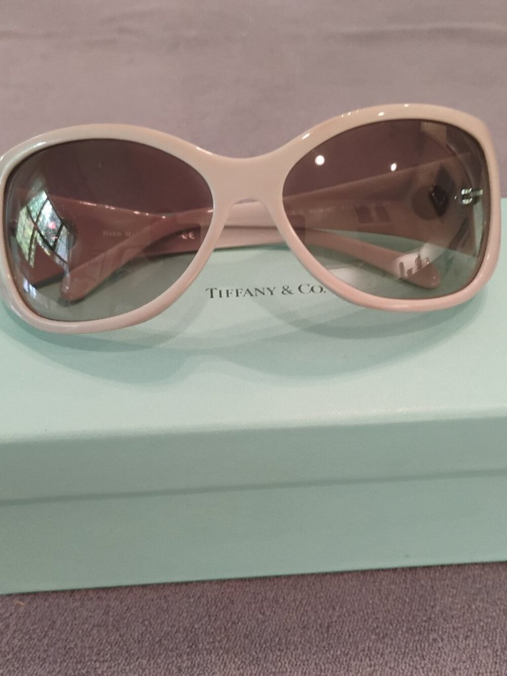 Tiffany & Co. grey framed sunglasses